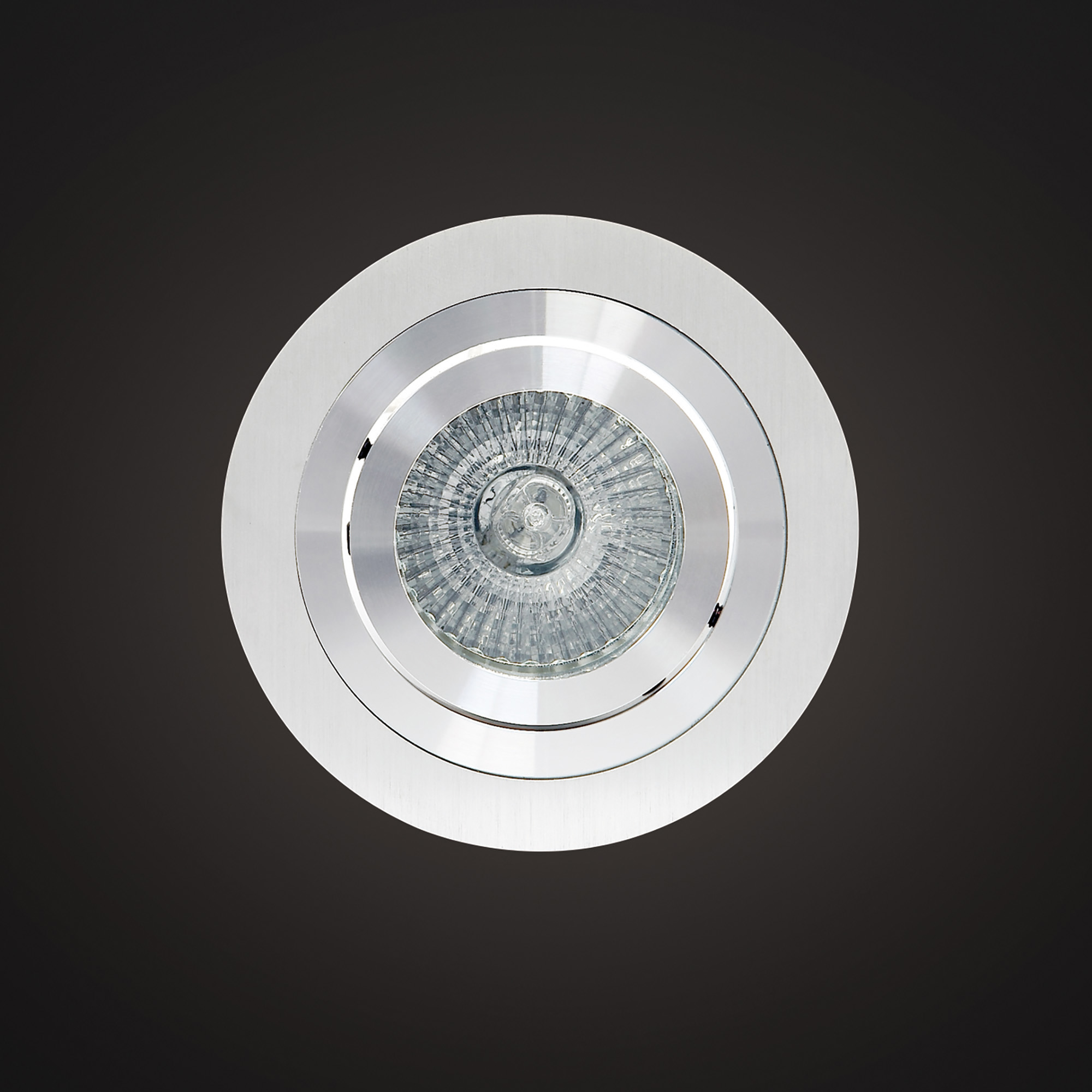 Basico GU10 Aluminium Recessed Ceiling Luminaires Mantra Fusion Round Recess Ceiling